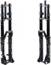 YLXD Mountain Bike Fork YLXD Bike Front Forks Mountain Bicycle Suspension Forks, Adjust Suitable for Snowmobiles Bike Front Fork 27.5