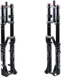 YLXD Mountain Bike Fork YLXD Mountain Bicycle Suspension Forks, Adjust Bike Front Forks Suitable for Snowmobiles Bike Front Fork 27.5