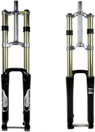 YLXD Spares YLXD Suspension Fork 180mm Travel Mountain Bikes Fork MTB Bike, Bicycle Magnesium Alloy Downhill Forks 20mm Axle, 1-1 / 8" Threadless