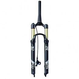 YMSHD Mountain Bike Fork YMSHD 26 27.5 29 Inch Bicycle Suspension Fork Mountain Bike Suspension Fork Ultralight Aluminum Alloy Bicycle Front Fork Travel 120Mm 9Mmqr, Straight Line, 27.5