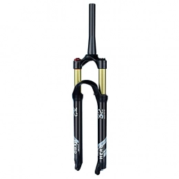 YMSHD Mountain Bike Fork YMSHD 26 27.5 29 Inch Mtb Air Shock Fork, Mtb Bicycle Fork Mountain Bike Suspension Fork With Damping Adjustment, Travel 120 Mm 9 Mm Quick Release, Tapered Hand, 27.5