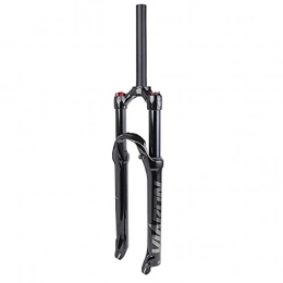 YMSHD Mountain Bike Fork YMSHD Bicycle Suspension Fork 26 / 27.5 / 29 Inch Mountain Bike Front Forks Lightweight Aluminum Alloy Air Fork With ABS Locking, Disc Brake 9Mm Quick Release, B, 27.5