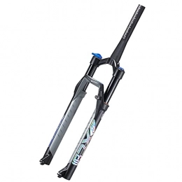 YMSHD Mountain Bike Fork YMSHD Mountain Bike Front Fork 27.5 / 29 Inch Bicycle Suspension Fork Lightweight Mtb Aluminum Alloy Air Fork With Abs Lock Disc Brake 9Mm Quick Release Hub 120Mm, Straight, 29