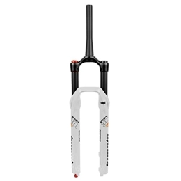 YOJOLO Spares YOJOLO MTB Bike Suspension Forks 26 / 27.5 / 29 Inch Mountain Bike Air Fork Travel 140mm 1-1 / 2'' Tapered Front Fork Disc Brake QR 9mm Manual Lockout Damping Rebound Adjustment For XC AM