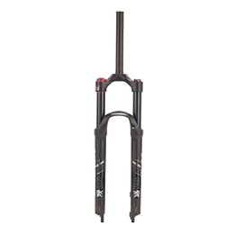 YouLpoet Mountain Bike Fork YouLpoet Mountain Bike Suspension Forks, 26 / 27.5 / 29 inch MTB Bicycle Front Fork with Rebound Adjustment, 120mm Travel, Black, 26inch