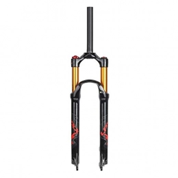 YQQQQ Mountain Bike Fork YQQQQ 26 27.5 29 Inch Bike Suspension Forks, Lightweight Alloy 1-1 / 8" MTB Air Front Fork 100mm Travel (Color : Red, Size : 27.5inch)