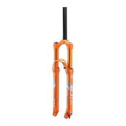 YQQQQ Mountain Bike Fork YQQQQ 26 27.5 Inch Mountain Cycling Air Front Fork MTB Bike Suspension Forks, 1-1 / 8" Lightweight Alloy 120mm Travel (Color : Orange, Size : 26inch)