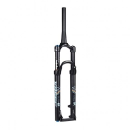 YQQQQ Mountain Bike Fork YQQQQ Bicycle Air Front Fork MTB 26 / 27.5 / 29 Inch, 1-1 / 8" 9mm QR Disc Mountain Bike Suspension Forks Travel 120mm (Color : Tapered, Size : 26inch)