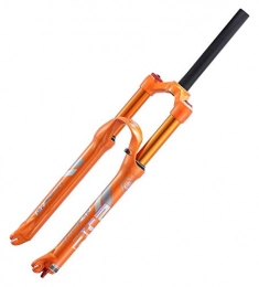 YQQQQ Mountain Bike Fork YQQQQ Mountain Bike Forks 26" 27.5" Suspension Fork 1-1 / 8" Travel:120mm Manual Lockout MTB Air Front Forks (Color : Orange, Size : 27.5 inch)