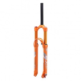 YQQQQ Mountain Bike Fork YQQQQ Suspension Forks 26 27.5 Inch Mountain Bike Front Forks, 1-1 / 8" Air System Travel 120mm (Color : Orange, Size : 26inch)