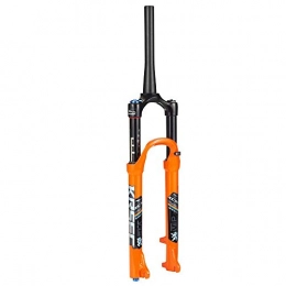 YQSB Spares YQSB Mtb 120mm Air 29 Inch Fork Suspension Lock Straight Tapered Thru Axle Qr Quick Release for Mountain Bike, orange, 27.5