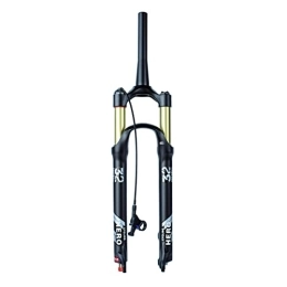 YUISLE Spares YUISLE 26 / 27.5 / 29 Air MTB Suspension Fork Tapered Tube Rebound Adjust QR 9mm Travel 140mm Manual / Remote Lockout Mountain Bike Fork Ultralight Shock Bicycle Fork (Color : Remote, Size : 26 inch)