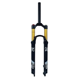 YUISLE Mountain Bike Fork YUISLE Bike Suspension Fork 26 / 27.5 / 29 Inch Air Mountain Fork Suspension MTB Gas Fork 120mm Travel Straight / Tapered Tube Bicycle Front Fork (Color : Straight HL, Size : 27.5")