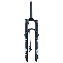 YUISLE Mountain Bike Fork YUISLE Mountain Bike Fork 26 / 27.5 / 29 Inch MTB Air Suspension Fork Damping Adjustment Travel 120mm 1-1 / 8 Straight Tube Magnesium Alloy Fork QR 9mm Manual / Remote (Color : Remote, Size : 26 inch)