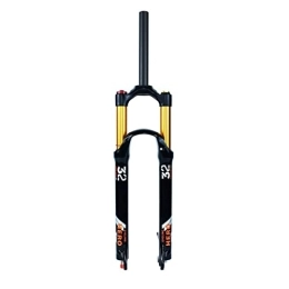 YUISLE Mountain Bike Fork YUISLE Mountain Bike Suspension Fork 26 / 27.5 / 29 Inch MTB Air Magnesium Alloy Fork Travel 140mm 1-1 / 8 Straight Tube Damping Adjustment QR Manual / Remote Lockout (Color : Manual, Size : 27.5 inch)
