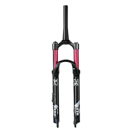 YUISLE Spares YUISLE MTB Fork 26 / 27.5 / 29 Inch Manual / Remote Lockout Travel 100mm Mountain Bike Air Suspension Fork QR 9 * 100mm Tapered Tube Bike Magnesium Alloy Front Fork (Color : Remote, Size : 29 inch)