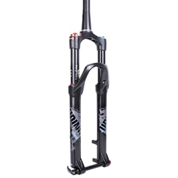 Ywzhushengmaoyi Mountain Bike Fork Ywzhushengmaoyi 120mm Travel Air Fork 26 27.5 Inch Forged Thru Axle QR Quick Release Suspension Straight Tapered Tube MTB Bicycle Bike Fork Bike Front Fork (Color : 29 1.5 TA Remote)
