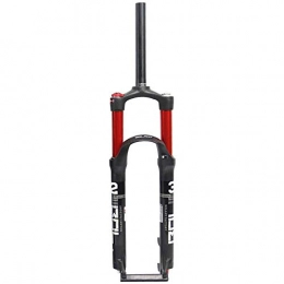 YXYNB Spares YXYNB Aluminium Alloy Bike Suspension Forks, 26 / 27.5 / 29 Inch Mountain Bike Front Fork, Double Air Chamber Suspension Fork, Pneumatic Fork, Red-27.5Inch, Red, 27.5Inch