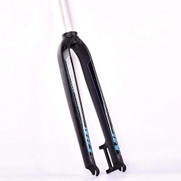 YXYNB Spares YXYNB Bike Hard Fork, 26" 27.5" 29" Aluminum Alloy 1-1 / 8" Ultralight Mountain / Road Bike Universal Suspension Fork - About 784g, Blue-27.5INCH, Black, 27.5INCH