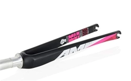 YZLP Spares YZLP Bike forks Alloy Tube Carbon blade Fork 700C Road bike Carbon Fibre Forks / Carbon Road Bike Forks 28.6mm dead flying 1-1 / 8 (Color : 700C black pink)