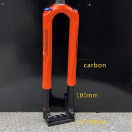 YZLP Spares YZLP Bile forks MTB Carbon Bicycle Fork Mountain Bike Fork 27.5 29er RS1 ACS Solo Air 100 * 15MM Predictive Steering Suspension Oil and Gas Fork (Color : 29inch Orange)