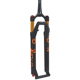 YZLP Spares YZLP Front forks for mountain bike Mountain Bike Cone Tube Front Fork Shoulder Control Shock Absorber Front Fork Damping Adjustment 27.5 29 Inch 120mm (Color : Black1, Size : 27.5inch)