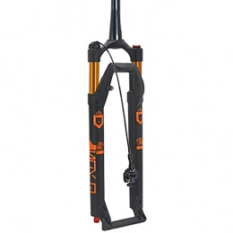 YZLP Spares YZLP Front forks for mountain bike Mountain Bike Cone Tube Opening Front Fork Wire Control Damping Adjustment 27.5 29 Inch Stroke 120mm (Color : Black1, Size : 29inch)