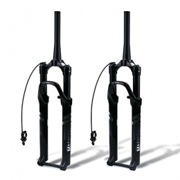 YZLP Mountain Bike Fork YZLP Front forks for mountain bike Mountain Bike Full Suspension Fork Mountain Bike Front Fork Cylinder Shaft Air Fork 27.5 Inch 29 Inch Pneumatic Shock Absorber (Color : 29 inch)