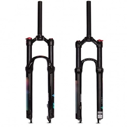 YZLP Spares YZLP Front forks for mountain bike Suspension Air Fork MTB Bicycle Air Fork 26 / 27.5 / 29 Inch Aluminum Alloy Air Straight Quick Release Forks For Bicycle Accessories (Color : 27.5 Straight Manual)