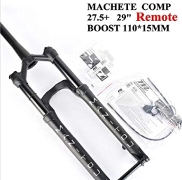 Z-LIANG Mountain Bike Fork Z-LIANG Bicycle Suspension Fork Manitou Machete Boost Comp 110 * 15mm Thru 27.5er 29inche Air Size Mountain MTB Bike Fork (Color : 29 Remote)