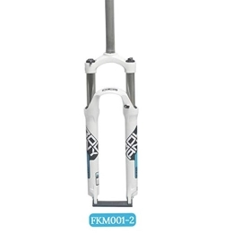 Z-LIANG Spares Z-LIANG Mountain bike fork 26 inch 27.5 inch aluminum alloy suspension fork mechanical fork (Color : White / Blue Standard, Size : 27.5)