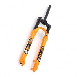 Zatnec Spares Zatnec Bicycle Fork, Straight Tube Shoulder-controlled Suspension Fork, Aluminum Alloy Front Fork, 26 / 27.5inch (Color : Orange, Size : 27.5inch)