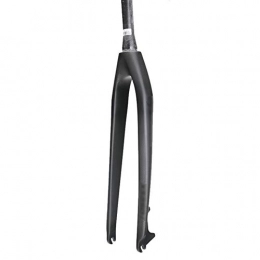 Zatnec Spares Zatnec Front Fork, Bicycle Hard Fork, 26 Inch Disc Brake Cone Full Carbon Front Fork, Suitable For Mountain Bike (Color : Black, Size : 29inch)