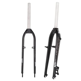 ZCXBHD Spares ZCXBHD 26 / 27.5" MTB Rigid Fork 1-1 / 8" Threadless Straight Steerer Disc / V Brake Quick Release MTB Front Fork Aluminum Alloy Super-Light Bike Hard Forks (Color : A, Size : 26 / 27.5in)