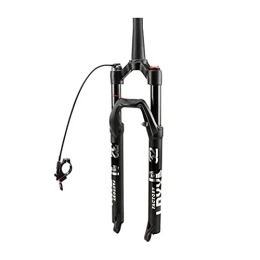 ZCXBHD Mountain Bike Fork ZCXBHD 27.5 29 inch Air Mountain Bike Suspension Fork Aluminum Alloy MTB Bicycle Fork Rebound Adjustment Straight / Tapered Tube 1-1 / 8" / 1-1 / 2" Travel 100mm QR 9mm Disc Brake