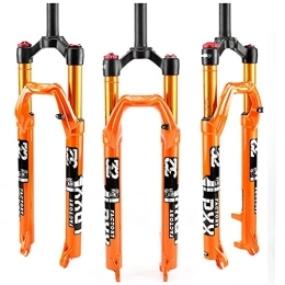 ZCXBHD Mountain Bike Fork ZCXBHD 27.5 29 inch Air Mountain Bike Suspension Fork Straight / Tapered Tube 1-1 / 8" / 1-1 / 2" Travel 100mm QR 9mm Disc Brake Aluminum Alloy MTB Front Forks (Color : Straight Manual, Size : 29 inch)