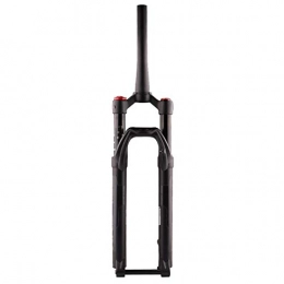 ZCXBHD Spares ZCXBHD 27.5 29in Thru Axle 15mm MTB Air Suspension Fork Travel 100mm Rebound Adjust Mountain Bike Front Forks Tapered Tube Shoulder Control (Size : 27.5in)