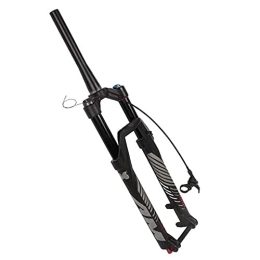 ZCXBHD Mountain Bike Fork ZCXBHD Air Mountain Bicycle Suspension Forks 27.5 29 inch Bike Fork Fork 39.8mm Tapered Rebound Adjust Travel 100mm Thru Axle 15 mm Disc Brake Ultralight Front Fork