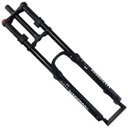 ZCXBHD Mountain Bike Fork ZCXBHD DH Mountain Bike Suspension Fork 26 / 27.5 / 29'' MTB Air Fork Travel 160mm 1-1 / 8 Straight Double Crown Fork Rebound Adjustable Manual Lockout QR 9MM (Color : NO damping, Size : 29in)