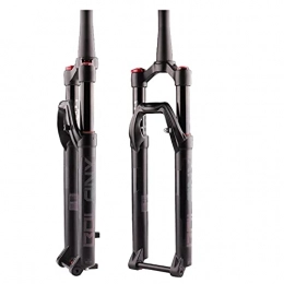 ZCXBHD Mountain Bike Fork ZCXBHD Mountain Bike Suspension Fork 27.5 / 29 inch Air MTB Bicycle Fork 1-1 / 2" Tapered Tube Rebound Adjust Thru Axle 15 X100 mm Travel 100mm Disc Brake (Color : Tapered Manual, Size : 27.5 inch)