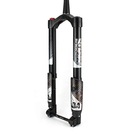 ZECHAO Mountain Bike Fork ZECHAO 130mm Travel Beach Snowmobile Bicycle Inverted Fork, Lightweight Alloy 26inch Air Supension Front Fork Rebound Adjustment 150 * 15MM Accessories