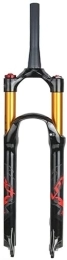 ZECHAO Spares ZECHAO 26 / 27.5 / 29'' Air Suspension Forks, 9mm QR Ultralight Bicycle Front Fork 1-1 / 2" Mountain Bike Disc Brake Fork 100mm Travel 1700G Accessories (Color : Red Hl, Size : 29'')