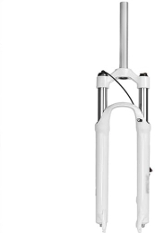 ZECHAO Spares ZECHAO 26 / 27.5 / 29'' Mountain Bike Suspension Fork, MTB Spring Suspension Forks Disc Brake QR 9mm 1-1 / 8" Bicycle Front Fork Travel 100mm Accessories (Color : White, Size : 26'')