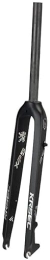 ZECHAO Spares ZECHAO 26 / 27.5 / 29'' Ultralight Carbon Rigid Fork, 1-1 / 8'' Threadless MTB Rigid Fork Disc Brake QR 9mm Mountain Bike Rigid Forks 515g Accessories (Color : Black, Size : 29'')