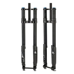 ZECHAO Spares ZECHAO 26 / 27.5 / 29in 160mm Travel Air Mountain Bike Suspension Forks, Aluminum Alloy MTB Bike Front Fork 15 * 110mm Thru Axle Inverted Fork Accessories (Color : Black, Size : 27.5inch)