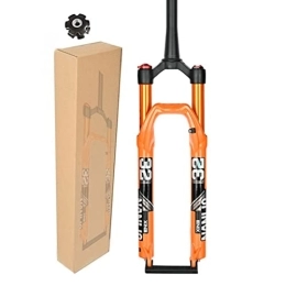 ZECHAO Spares ZECHAO 26 27.5 29in Magnesium Alloy Air Supension Front Fork, 100mm Travel Disc Brake Mountain Bike Suspension Forks Manual Lockout / Remote Lockout Accessories (Color : Tapered Manual Lock, Size : 27.