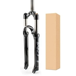 ZECHAO Spares ZECHAO 26 / 27.5 / 29in Mountain Bike Front Fork, Aluminum Alloy 110mm Travel Mechanical Fork 1-1 / 8" Suspension Forks Accessories (Color : Black white, Size : 29inch)