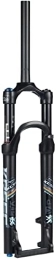 ZECHAO Spares ZECHAO 26 27.5 29in Mountain Bike Suspension Fork, Bicycle Shock Absorber Disc Brake MTB Cycling Air Fork Stroke 120mm Accessories (Color : Black, Size : 26inch)