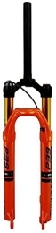 ZECHAO Mountain Bike Fork ZECHAO 26 27.5 29In Mountain Bike Suspension Fork, MTB Air Fork 1-1 / 8" Bicycle Shocks Front Forks Disc Brake QR 9MM 100mm Travel Accessories (Color : Orange Rl, Size : 26'')