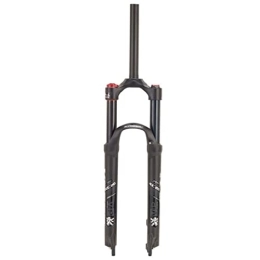 ZECHAO Mountain Bike Fork ZECHAO 26 / 27.5 / 29in MTB Bicycle Suspension Fork, 120mm Travel 1-1 / 8" Magnesium Alloy Mountain Bike Fork 9mm Quick Release Air Fork Accessories (Color : Black, Size : 29inch)